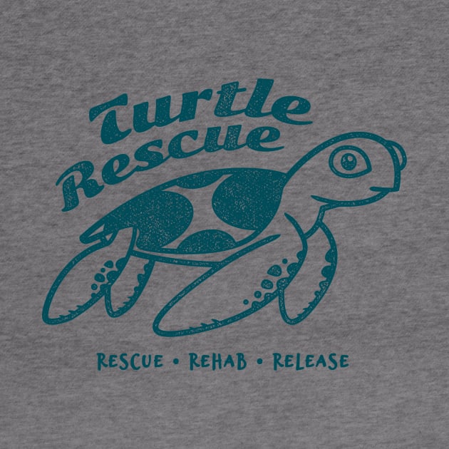 Turtle Rescue - Rescue Rehab Release by bangtees